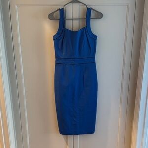 Banana Republic Vintage-inspired Blue Midi Dress